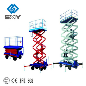 Good quality Electric Hydraulic Guide Rail Chain Lift